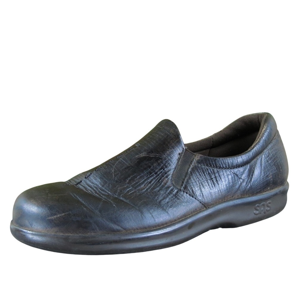 SAS Viva Women Comfort Loafer Clog Brown Leather Sz 8.5 Medium Gently Used 2025